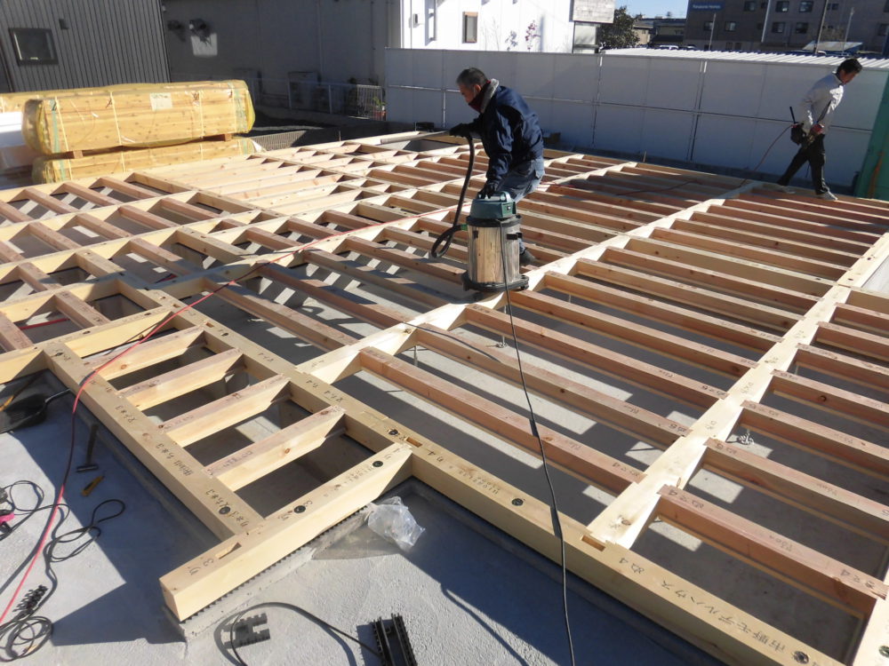 木の平屋モデルハウス（浜松市）土台据え工事を振り返り・・・高耐震・高断熱を実現した米ヒバとＭＳフォーム アイキャッチ画像